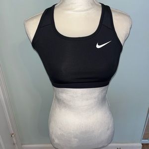 Nike black dri fit sports bra